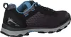 Side view of a black and blue hiking shoe. Produktbild-Vorschau