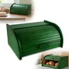 Großer Holz-Brotkasten Grün 40x29x18cm – Brotkorb für Produktbild-Vorschau 1