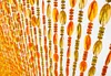 Kobolo Türvorhang Perlenvorhang ORANGE 90x200 cm - Produktbild-Vorschau 8