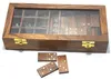 Casa Padrino 2er Holz Knobelspiel Braun 28 x 13 x H. 5 cm - Produktbild-Vorschau 2