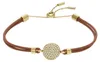 FOSSIL Armband Sadie Leather Bracelet Gold braun Produktbild-Vorschau 6