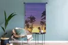 MuchoWow® Wandteppich Wandbehang Sonne - Palme - Meer Produktbild-Vorschau 5