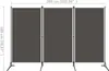 divisorio 3 pezzi antracite 260x180 cm Anteprima dell’immagine prodotto 4