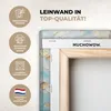 MuchoWow® - Leinwandbilder - Baum - Blau - Gold - Abstrakt Produktbild-Vorschau 3