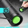 Starke Taschenlampe, Reichweite 800 m, LED mit Zoom, Produktbild-Vorschau 3