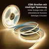 5m COB LED Lichtband 24V, Warmweiß 3000K, 480D, 5mm Produktbild-Vorschau 3