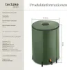 tectake® Regentonne mit Hahn und Überlaufschutz Oberseite Produktbild-Vorschau 5