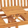 Gartenbank 3-Sitzer mit Tisch 150 cm Massivholz Teak Produktbild-Vorschau 7