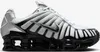 Nike Shox TL "Metallic Silver Wolf Grey" Weiß/Schwarz, Produktbild-Vorschau 3