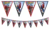 Banner Girlande Flaggen Spiderman Geburtstagsparty Produktbild-Vorschau 2