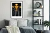 MuchoWow® MuchoWow® Gerahmtes Poster Frau - Porträt - Gold Produktbild-Vorschau 2