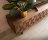 DELIFE Lowboard Fevo 220 cm Akazie Braun 4 Türen L-Fuß Produktbild-Vorschau 5