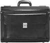 Dermata walizka pilotka 7039KL, 46 cm, 34 l, czarna skóra Podgląd zdjęcia produktu 6
