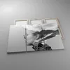 Bild auf Leinwand - Leinwandbild - 3 Teile - Frau modern Produktbild-Vorschau 2