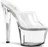 SKY-301 Damen Sandale von Pleaser, Transparent  , EU 44, US Produktbild-Vorschau 1