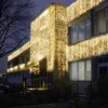 System LED Black | Lichtvorhang | koppelbar | exkl. Trafo | 3.00m x 0.40m | 50x Warmweiß Produktbild-Vorschau