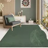 Modern Kurzflorteppich Wohnzimmer Antirutsch 3D Optik Grün, Produktbild-Vorschau 2