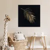 MuchoWow® Poster Pflanzen - Gold - Schwarz - Blätter - Produktbild-Vorschau 7