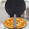 A pizza is shown inside an open electric crepe maker. Náhľad obrázku produktu