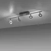 LED-Strahler - Anthrazit - Weiß - Acryl - Stahl - 4-flammig Produktbild-Vorschau 9