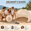 Přenosný slunečník na pláž, plážová boudička vyrobená z Náhled obrázku produktu 5