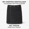 Betz Frottee Saunakilt mit Knöpfen für Herren 100% Produktbild-Vorschau 3