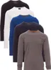 Mivaro Herren 5er Pack Langarmshirts Mischpack - 100% Produktbild-Vorschau 1