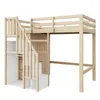 Flieks Etagenbett 90x200cm mit Kleiderschrank, Kinderbett Produktbild-Vorschau 9