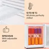 Klarstein Brooklyn 32, mini lednice, , skleněné dveře, LED, Náhled obrázku produktu 4