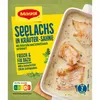 A package of Maggi Fix for pollock in herb cream sauce, with a picture of the prepared dish. Náhled obrázku produktu
