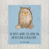 Mr. & Mrs. Panda Warme Decke Bär sitzend - Blau Pastell - Produktbild-Vorschau 2