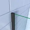 AICA Badewannenaufsatz 70x140cm Schwarz 6mm NANO ESG-glas Produktbild-Vorschau 4
