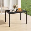 BEALIFE Gartentisch 110x70x73 cm aus WPC | Mit Wasserablauf Produktbild-Vorschau 7