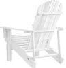 vidaXL Chaise de jardin en bois blanc Voir les images du produit 3