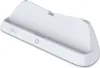 A white charging dock for a gaming device. Anteprima dell’immagine prodotto