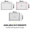 Futbalová bránka Dunlop 300 x 200 x 110 cm Náhľad obrázku produktu 3