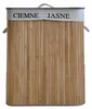 Ekspand | Wäschekorb Aus Bambus - 52x32x60 cm - 100l - mit Produktbild-Vorschau 2