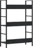 VidaXL 288218, Schwarz, 3 Regale, Stahl, Holz, 15 kg, 45 kg Produktbild-Vorschau 4