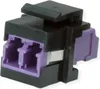 ROLINE Fiber Optic Keystone Jack, LC/LC Duplex, Multimode, Podgląd zdjęcia produktu 1