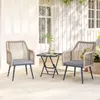 Outsunny tuinstoelen, set van 2, weerbestendig, met Productafbeelding-voorbeeld 2
