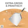 Pizzaschieber Edelstahl - Extra große Schaufel (33 x 38 cm) Produktbild-Vorschau 2