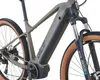 Close-up view of the front and side of an electric mountain bike. Produktbild-Vorschau