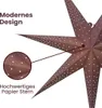 Papierstern Point - hängend - 7-zackig - D: 80 cm - rot Produktbild-Vorschau 7