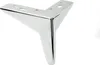 set di 4 gambe per mobili a stella, acciaio inox cromato, Anteprima dell’immagine prodotto 2