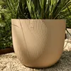 Blumentopf Elho Sereh Kunststoff 39 x 39 x 33,3 cm beige Produktbild-Vorschau 7