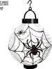 Halloween Deko Laterne "Spinnennetz" mit LED | 20 cm Produktbild-Vorschau 5