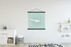 MuchoWow® Textilposter Alte Karte von Kreta 90x90 cm mit Produktbild-Vorschau 2