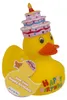 Happy Birthday Badeend met Verjaardagstaart Productafbeelding-voorbeeld 4