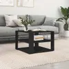 vidaXL Konferenčný stolík čierny 58x58x40 cm materiál na Náhľad obrázku produktu 2