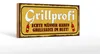 Holzschild Spruch 27x10cm Grillprofi echte Männer im Blut Produktbild-Vorschau 1
